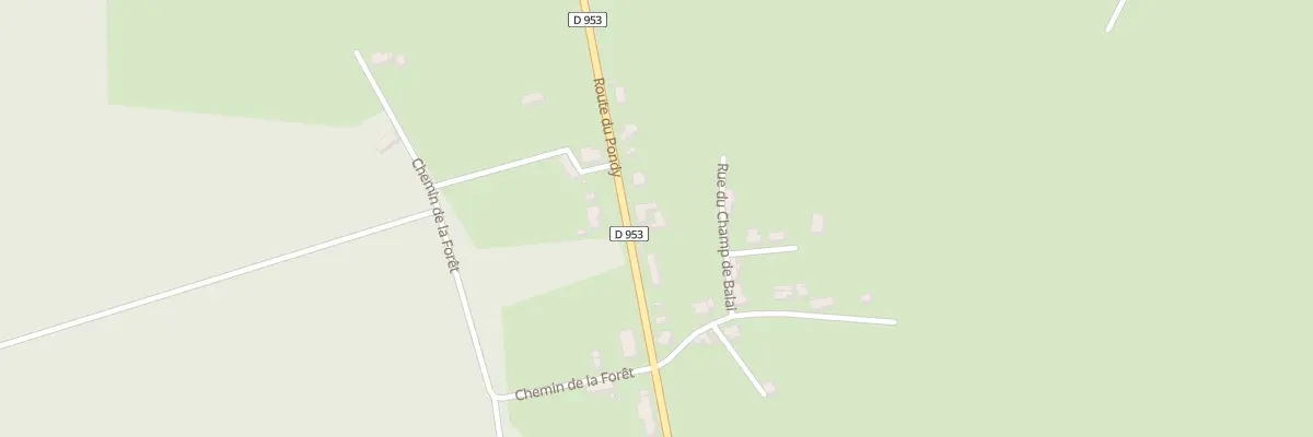 Plan du 412 Rte du Pondy à Charenton-du-Cher
