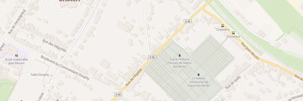 Plan du 62 Rue de l’Egalité à Nœux-les-Mines