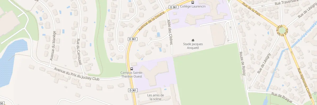 Plan du 14 All du Cedre à Ozoir-la-Ferrière
