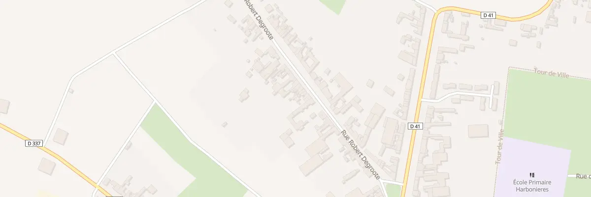 Plan du 43 Rue Robert Degroote à Harbonnières