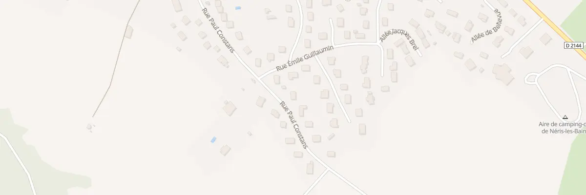 Plan du 49 Rue Paul Constans à Néris-les-Bains
