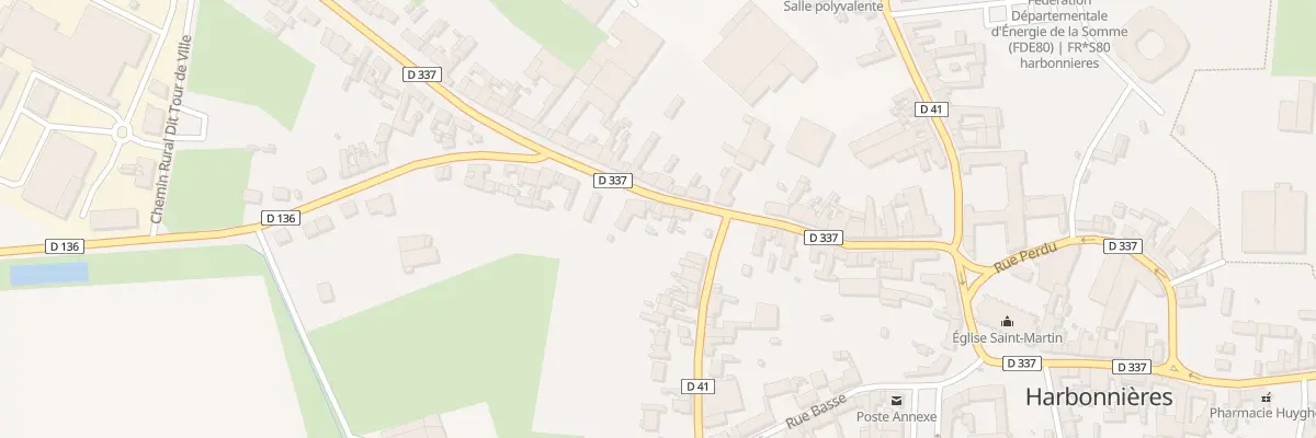 Plan du 19 Rue Raoul Defruit à Harbonnières