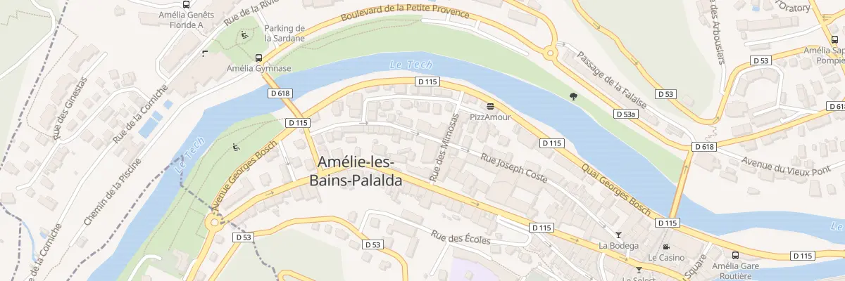 Plan du 39 Rue Joseph Coste à Amélie-les-Bains-Palalda