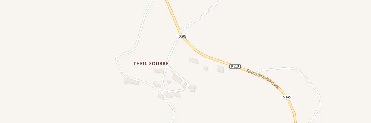 Plan du 5288 Theil Soubre à Tauves