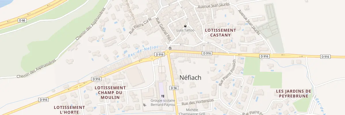 Plan du 237 Rte Nationale à Néfiach