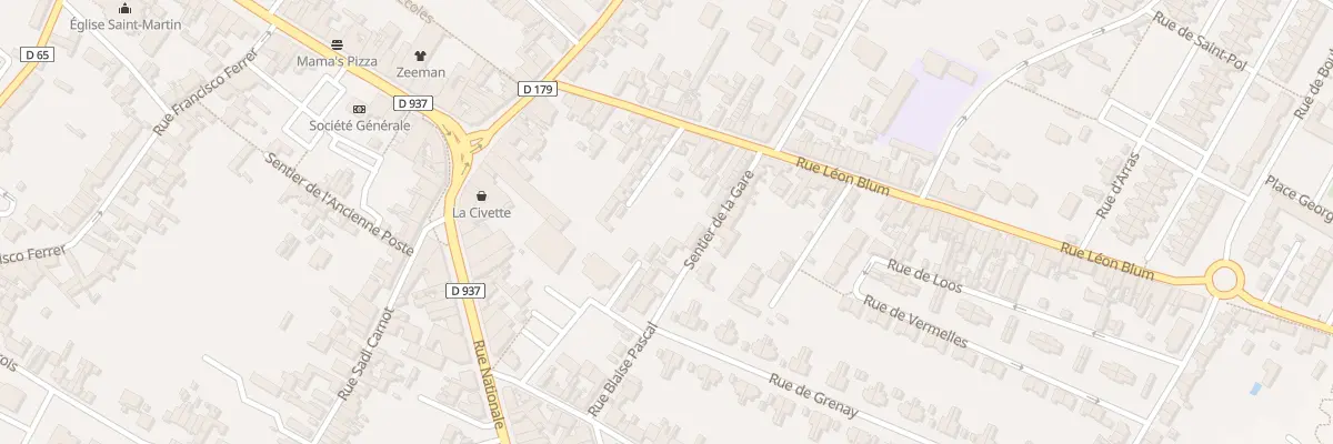Plan du 26T Rue Léon Blum à Nœux-les-Mines