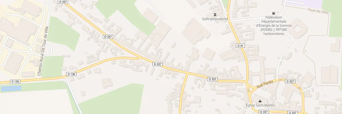Plan du 32 Rue Raoul Defruit à Harbonnières
