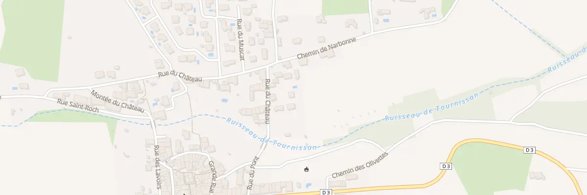 Plan du 4 Rue du Château à Tournissan