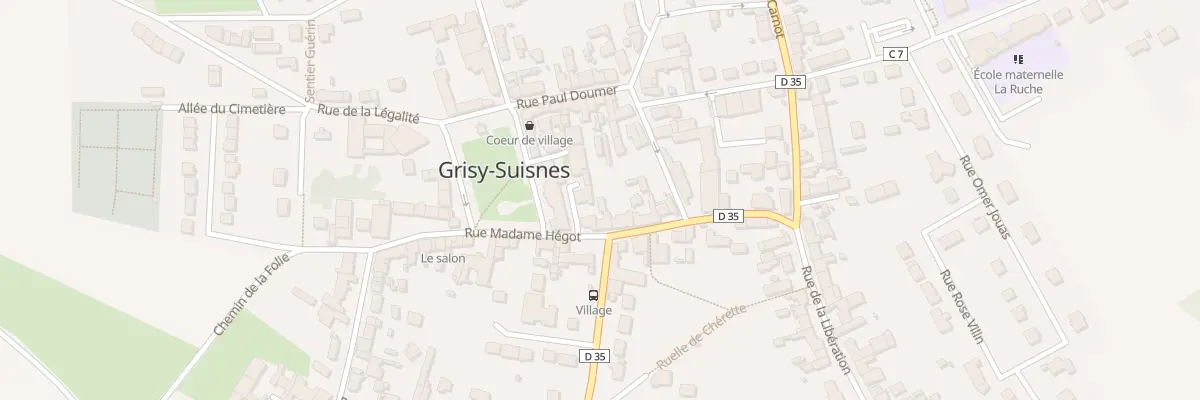 Plan du 16 Rue Madame Hégot à Grisy-Suisnes