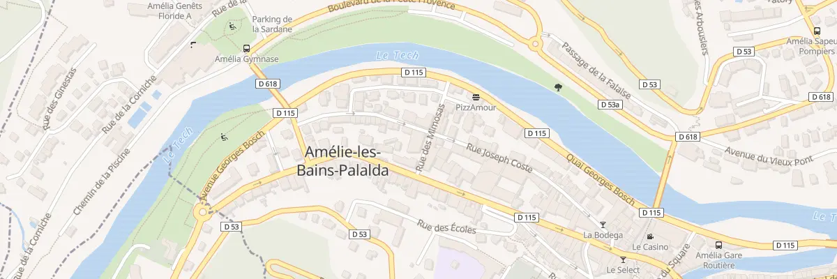 Plan du 37 Rue Joseph Coste à Amélie-les-Bains-Palalda