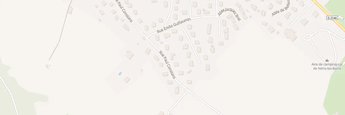 Plan du 51 Rue Paul Constans à Néris-les-Bains