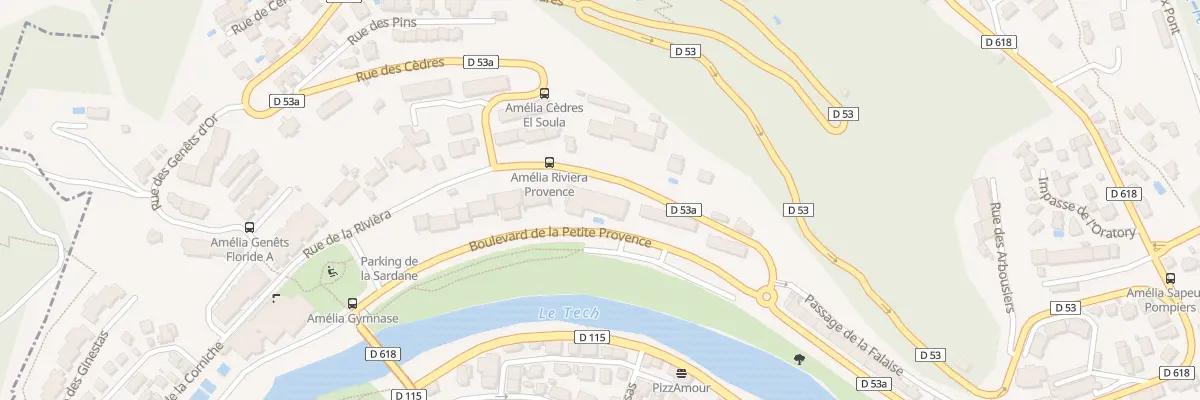 Plan du 30 Bd de la Petite Provence à Amélie-les-Bains-Palalda