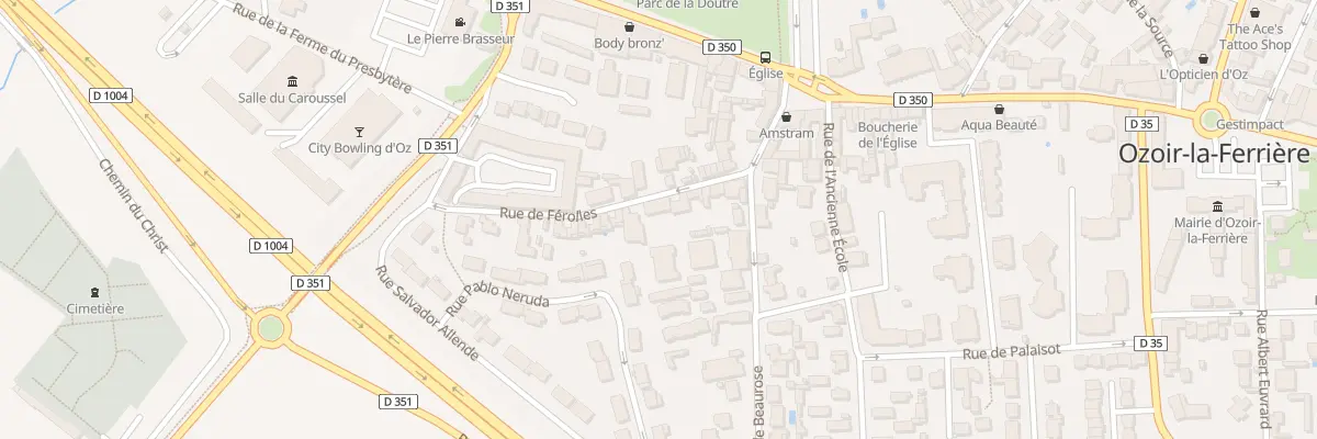 Plan du 19 Rue de Férolles à Ozoir-la-Ferrière