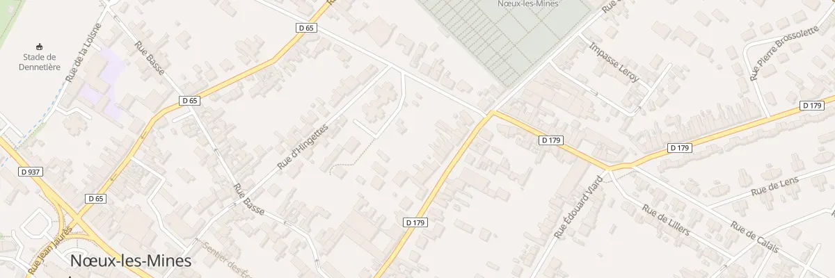Plan du 45T Rue de Sailly à Nœux-les-Mines