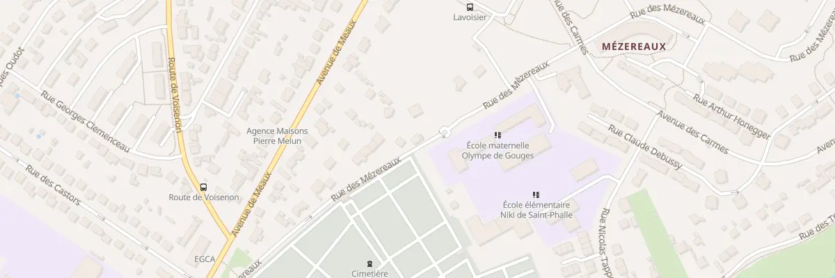 Plan du 29 Rue des Mézereaux à Melun