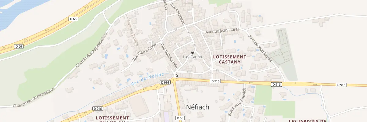 Plan du 3 Rue Max Dormoy à Néfiach