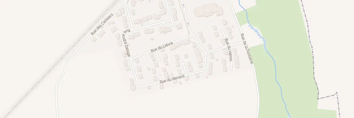 Plan du 7 Rue du Renard à Compans