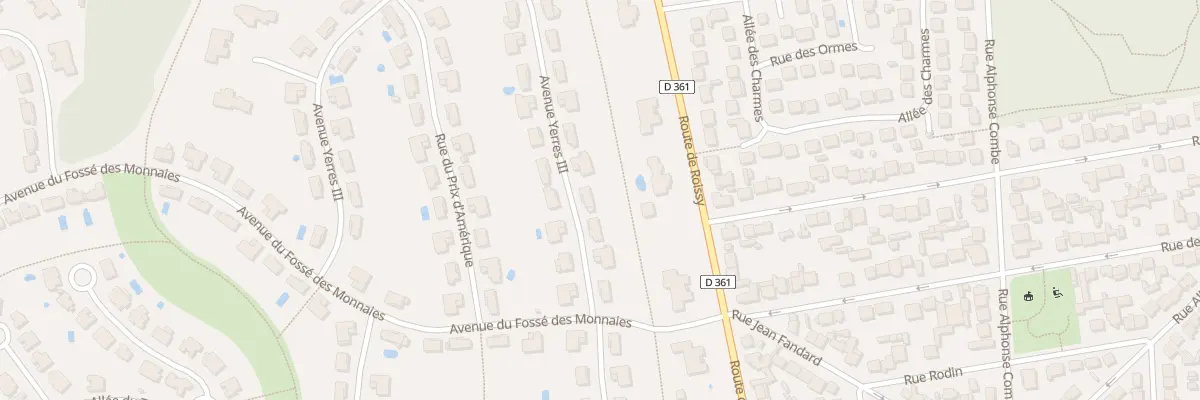 Plan du 8 Av Yerres 3 à Ozoir-la-Ferrière