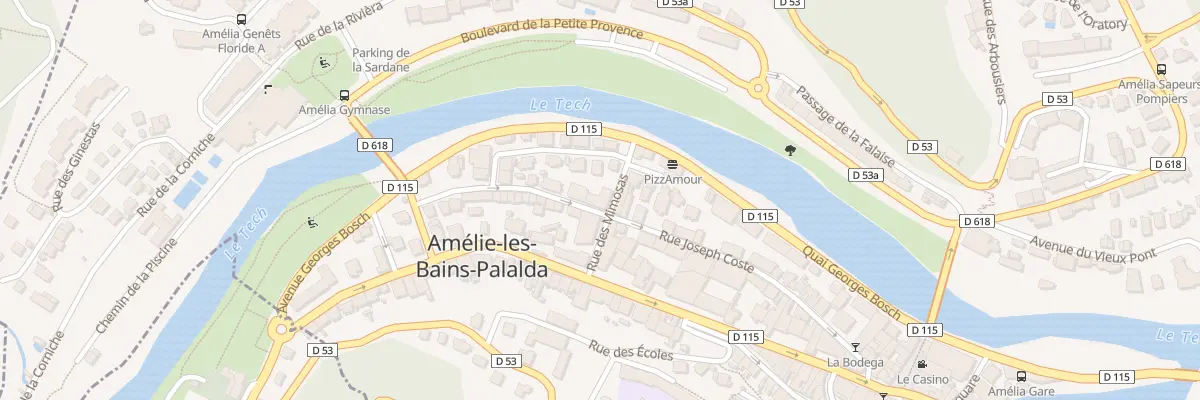 Plan du 52 Rue Joseph Coste à Amélie-les-Bains-Palalda