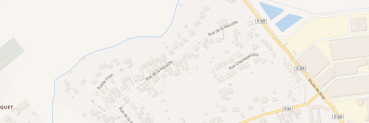 Plan du 32 Rue de la Neuville à Méaulte