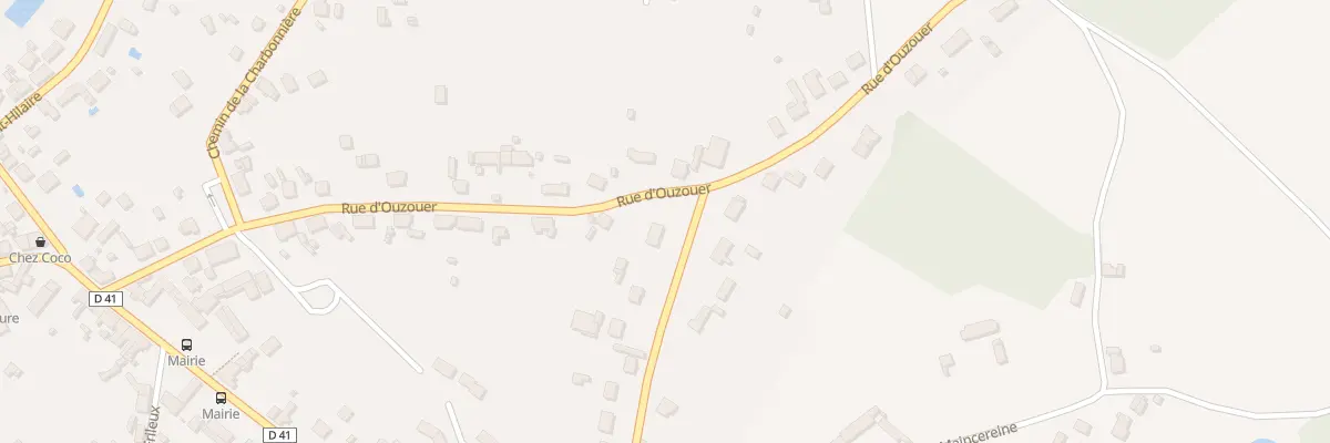 Plan du 28 Rue d’Ouzouer à Varennes-Changy