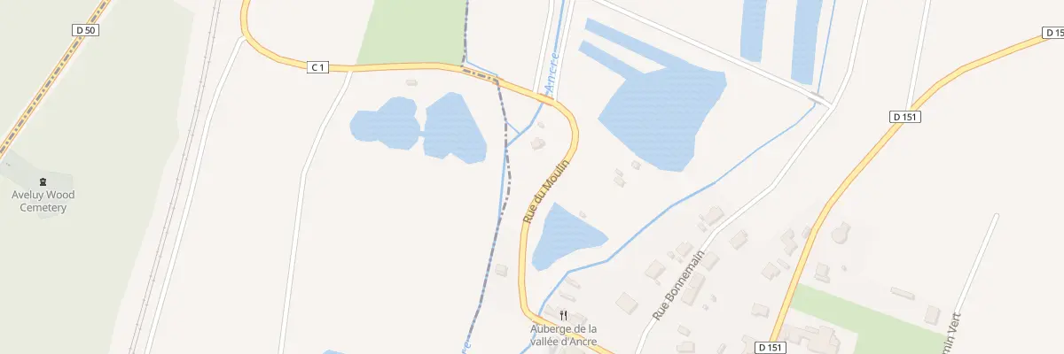Plan du 21 Rue du Moulin à Authuille