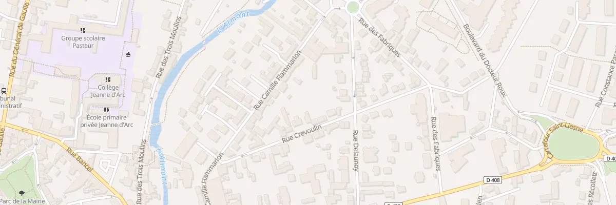 Plan du 19 Rue Crévoulin à Melun