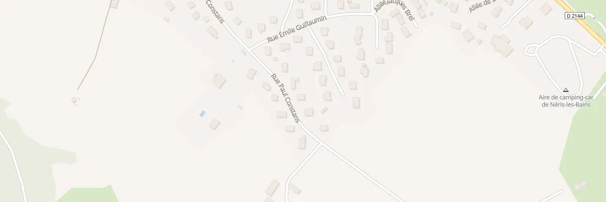 Plan du 53 Rue Paul Constans à Néris-les-Bains
