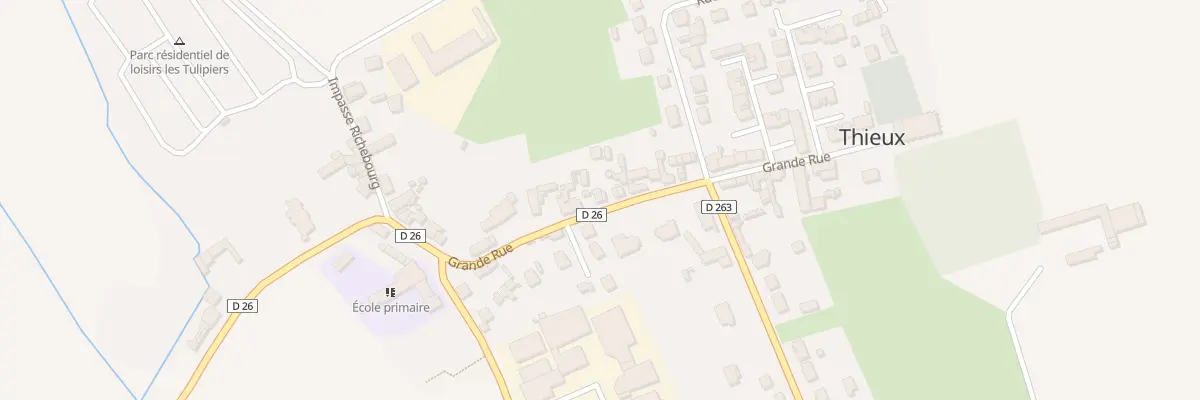 Plan du 44 Grande Rue à Thieux