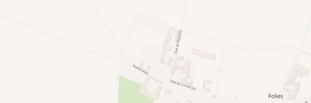 Plan du 5 Rue de Beaufort à Folies