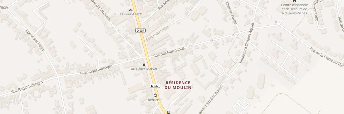 Plan du 7 Rue des Normands à Nœux-les-Mines