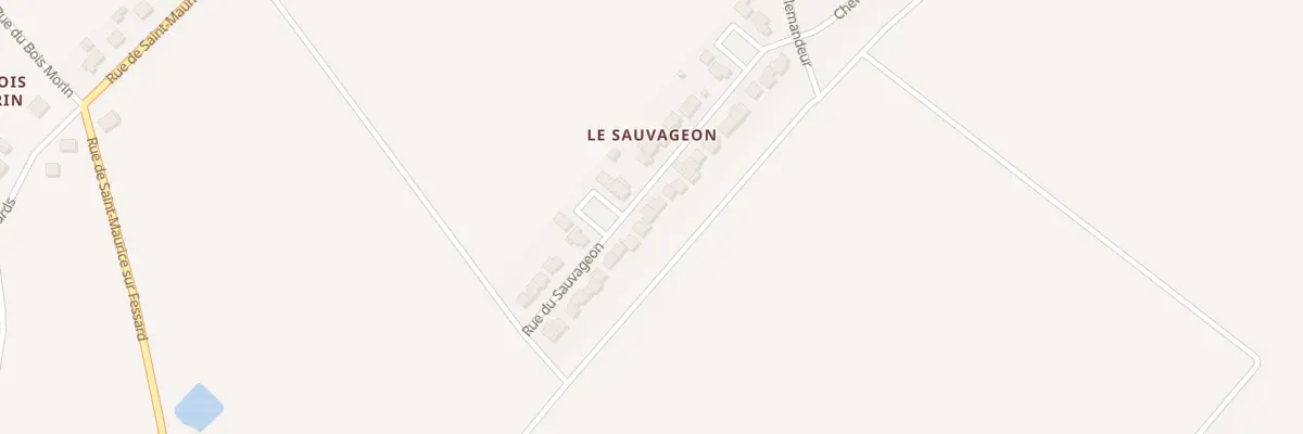 Plan du 175 Rue du Sauvageon à Pannes