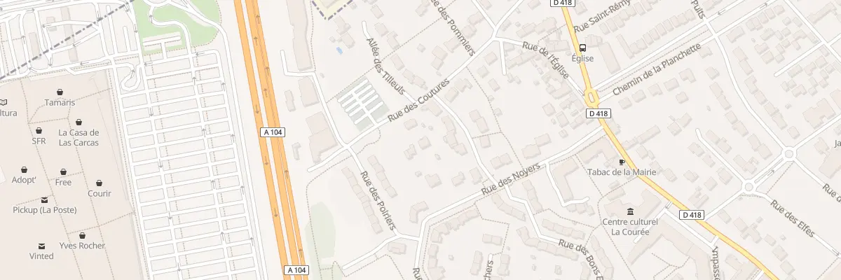 Plan du 13 Rue de la Couture à Collégien