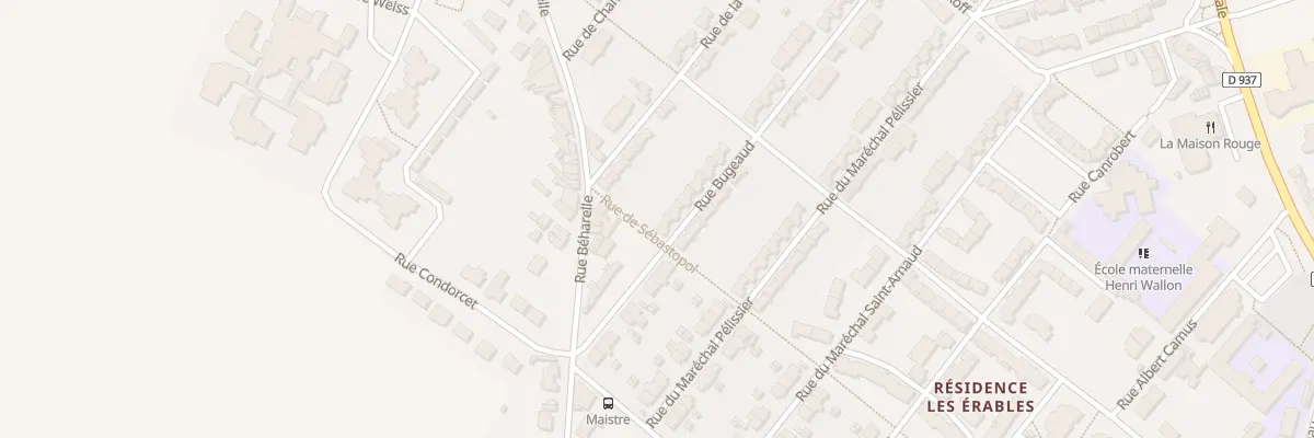 Plan du 38 Rue Bugeaud à Nœux-les-Mines