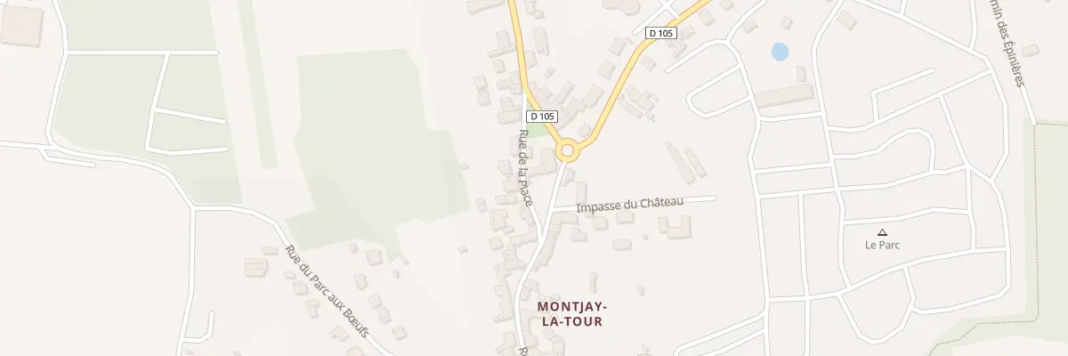 Plan du 2 Rue de la Place à Villevaudé