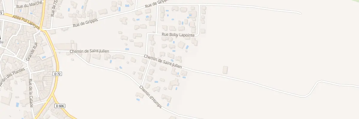 Plan du 9999 Che de Saint Julien à Azille