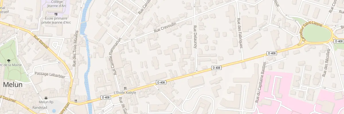 Plan du 11 Rue Delaunoy à Melun