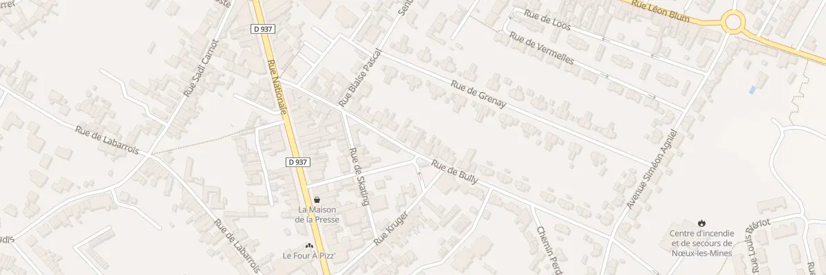 Plan du 47 Rue de Bully à Nœux-les-Mines