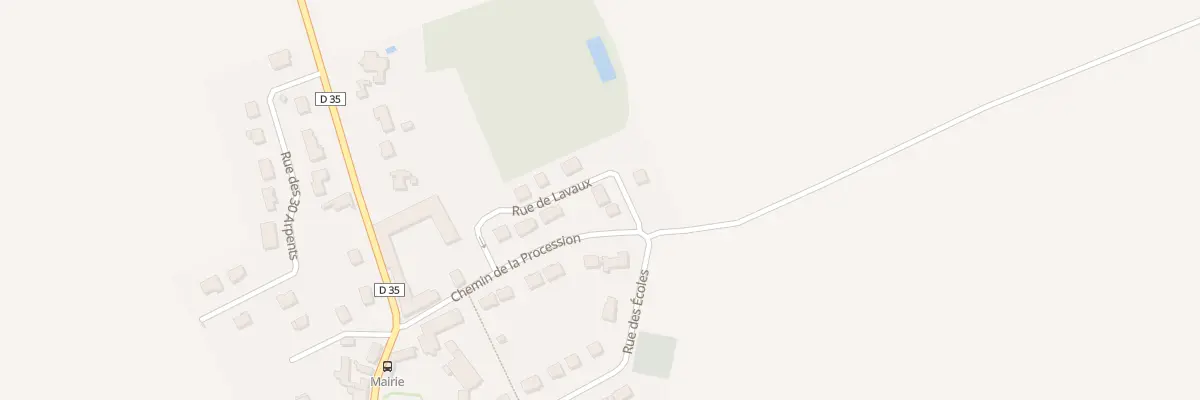 Plan du 3 Rue de Lavaux à Limoges-Fourches