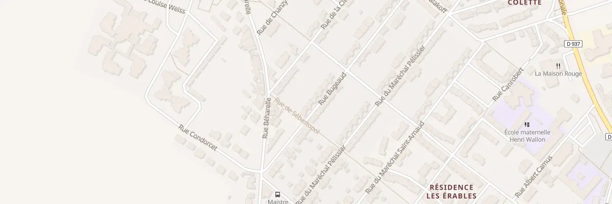 Plan du 36 Rue Bugeaud à Nœux-les-Mines