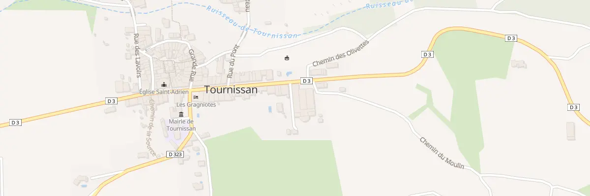 Plan du 36A Av de la Promenade à Tournissan