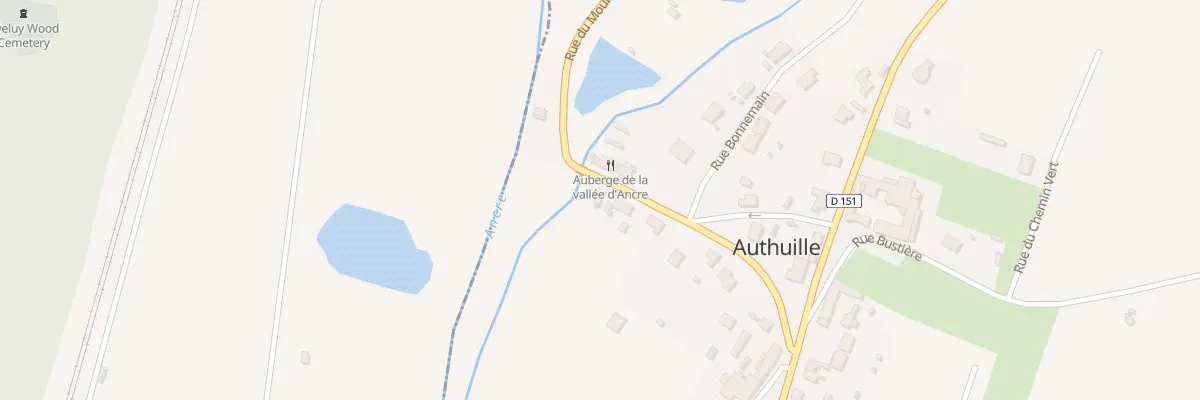 Plan du 15 Rue du Moulin à Authuille