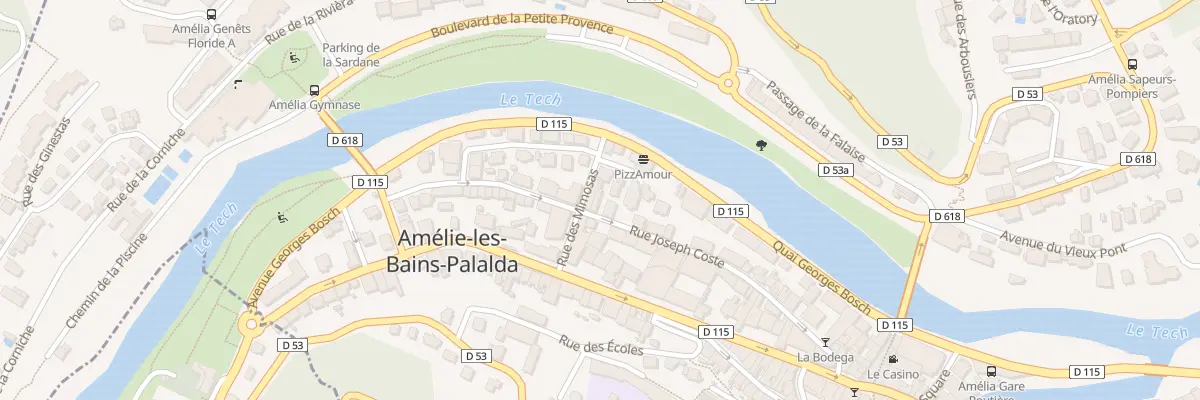 Plan du 50 Rue Joseph Coste à Amélie-les-Bains-Palalda