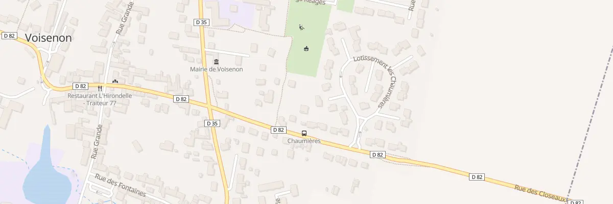 Plan du 41 Rue des Closeaux à Voisenon