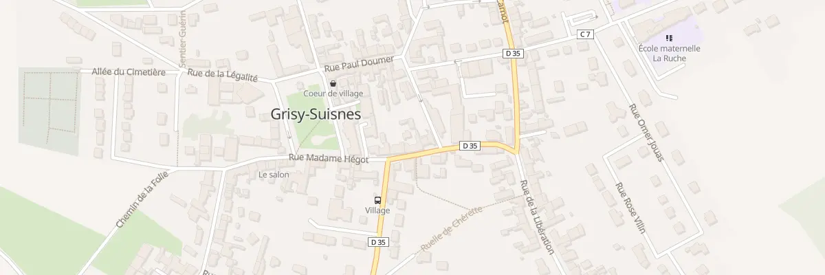 Plan du 12 Rue Madame Hégot à Grisy-Suisnes