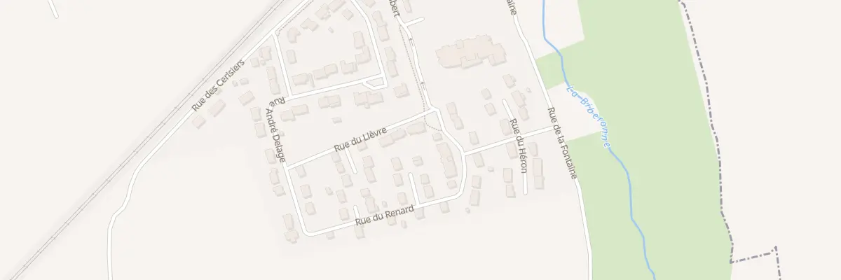Plan du 2 Rue du Lièvre à Compans