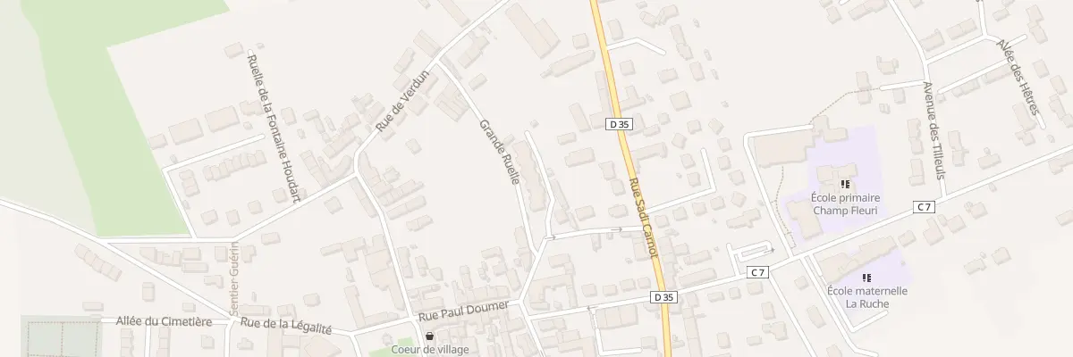 Plan du 2 Rue des Fleurs à Grisy-Suisnes