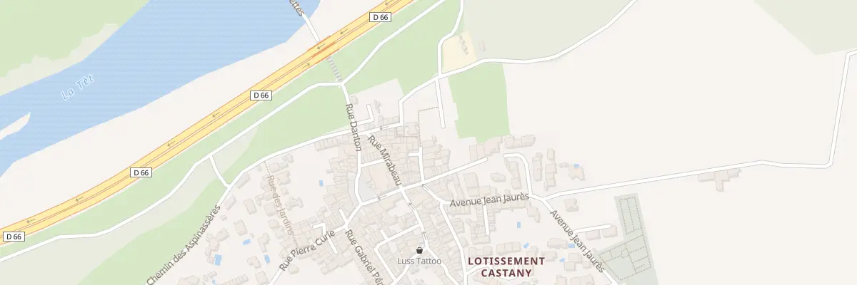 Plan du 8 Rue Camille Pelletan à Néfiach