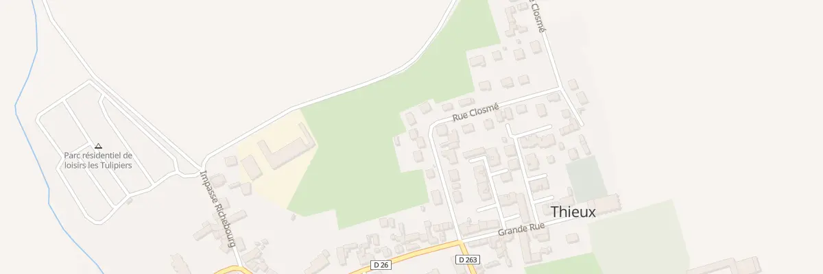 Plan du 9B Rue Closmé à Thieux
