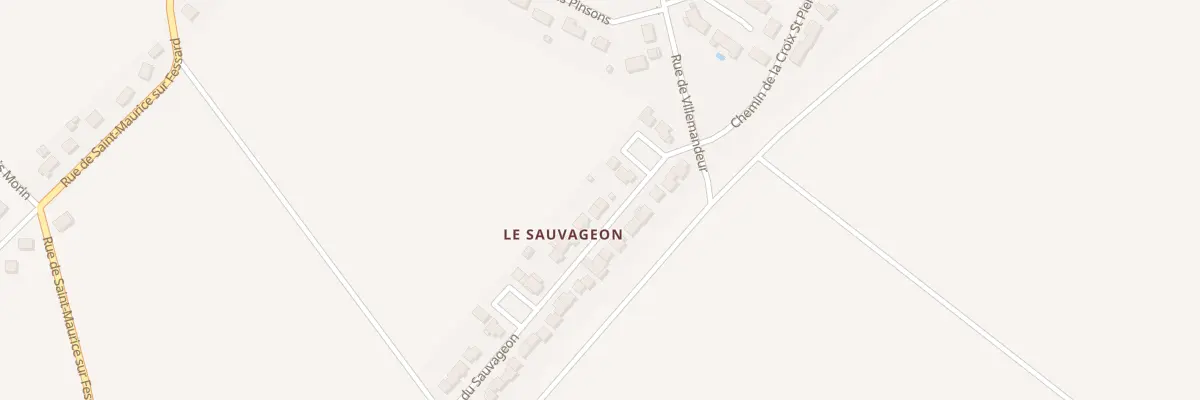 Plan du 90 Rue du Sauvageon à Pannes
